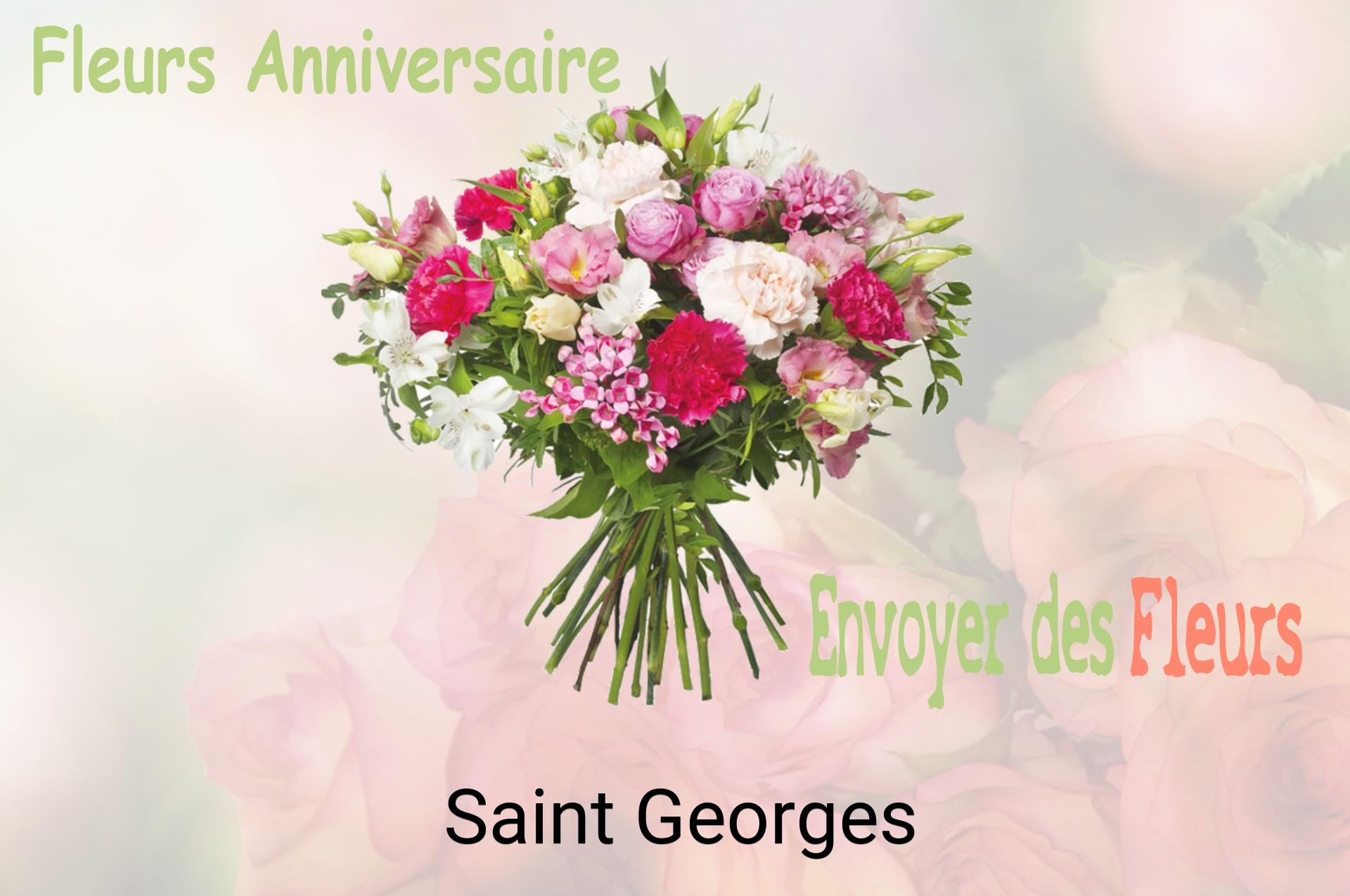 Bouquet de fleurs d’anniversaire livré à Saint-Georges