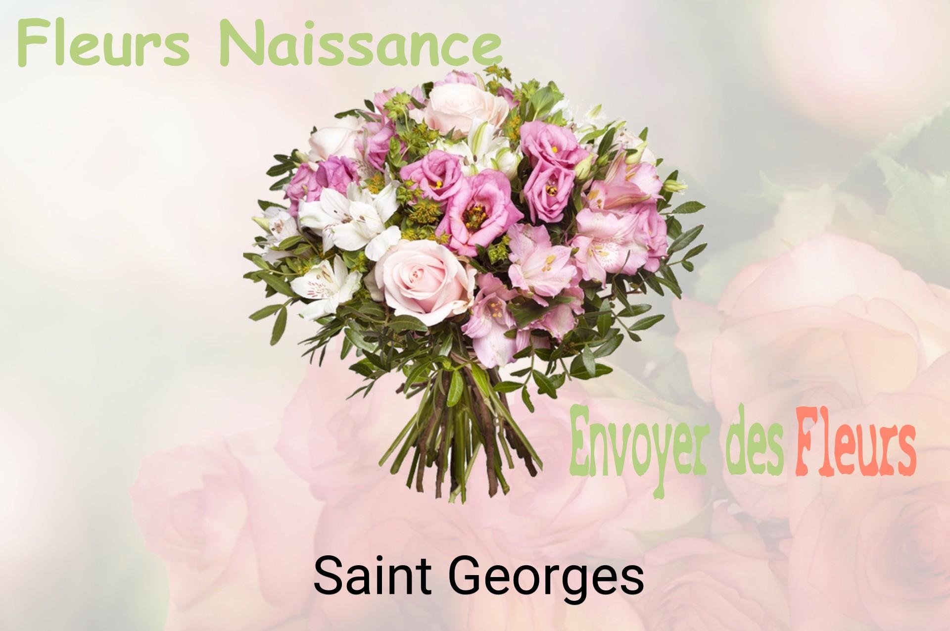 Bouquet de fleurs de naissance livré à Saint-Georges