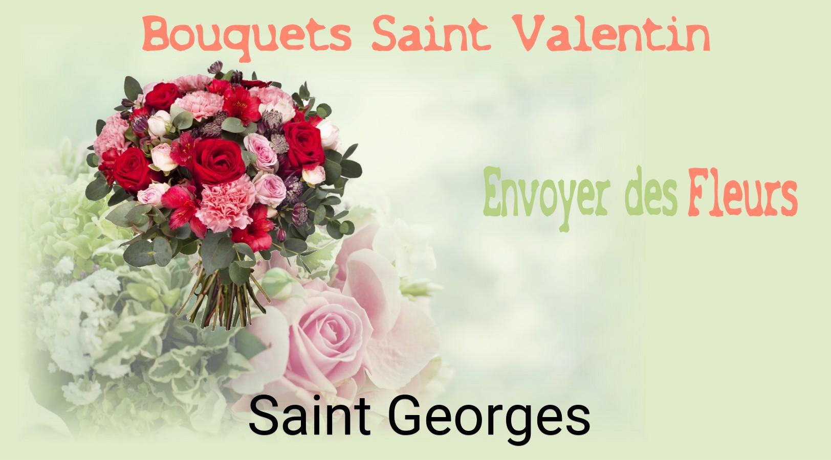 Roses de Saint-Valentin livrées à Saint-Georges